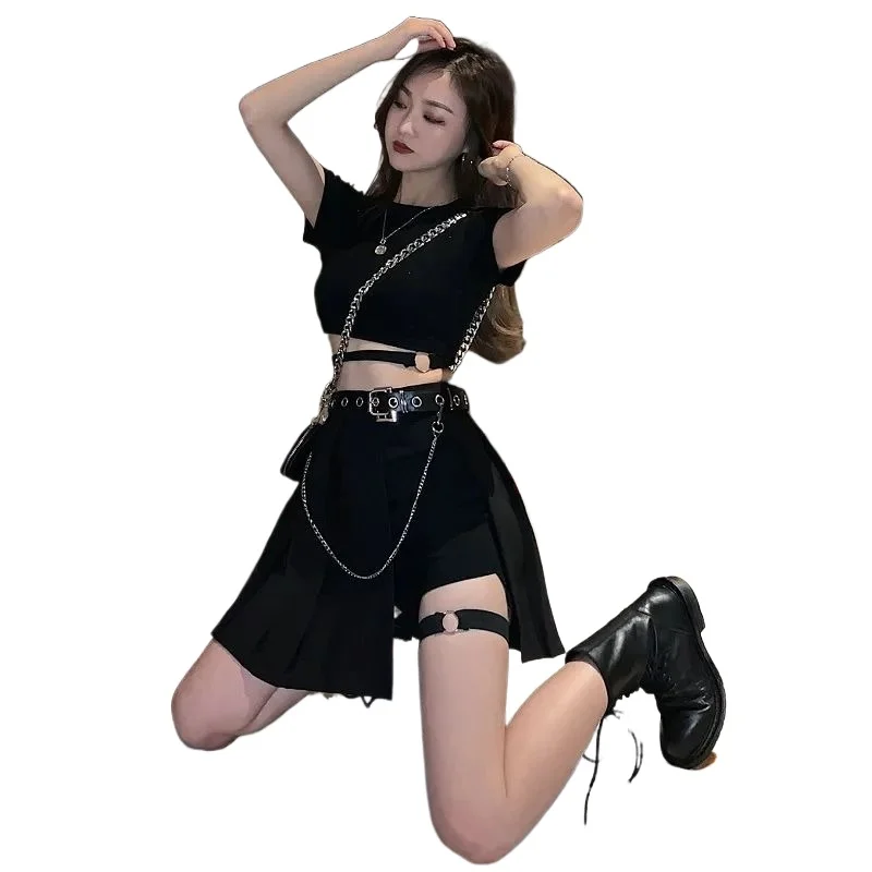 Spice Girl Skirt Tooling Skirt Female Bf Style Hip Hop Street Drag Sister Dancing Cool Girl Wearing Pure Desire Top Suit Fashion
Spice Girl Skirt Tooling Skirt Female Bf Style Hip Hop Street Drag Sister Dancing Cool Girl Wearing Pure Desire Top Suit Fashion