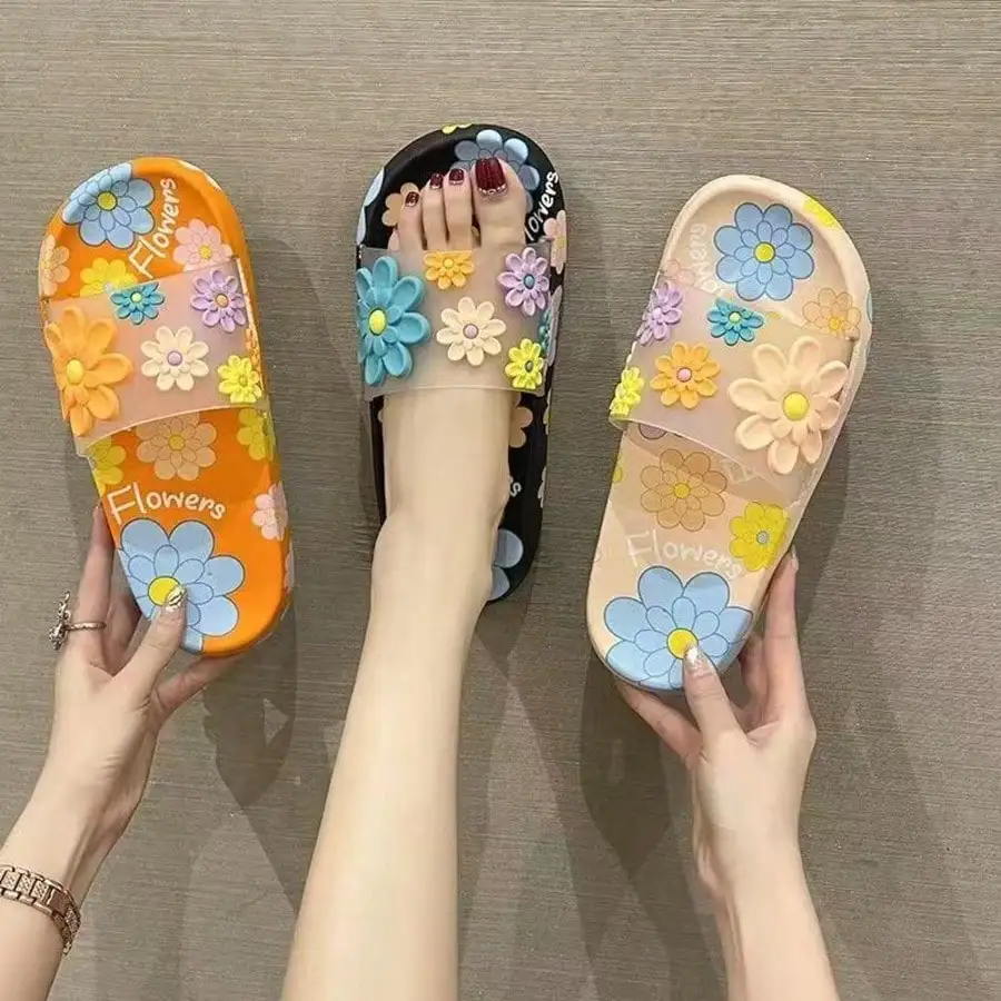 1 Pair - Soft Non-Slip Odor-Resistant Floral Thong Slippers, Suitable For Indoor And Outdoor Wear. Ideal For Summer, Daily Home Use, Casual Outfits, As Well As Beach Outings And Parties. These Thick-Soled Flip-Flops Feature A Sunflower Pattern Design, Fas
1 Pair - Soft Non-Slip Odor-Resistant Floral Thong Slippers, Suitable For Indoor And Outdoor Wear. Ideal For Summer, Daily Home Use, Casual Outfits, As Well As Beach Outings And Parties. These Thick-Soled Flip-Flops Feature A Sunflower Pattern Design, Fas