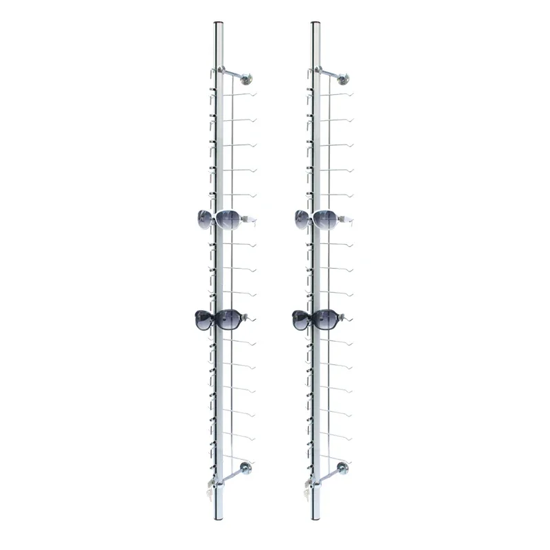 zz wholesale aluminum alloy lockable glasses wall mounted eyeglasses eyewear sunglasses displays rack rods
zz wholesale aluminum alloy lockable glasses wall mounted eyeglasses eyewear sunglasses displays rack rods