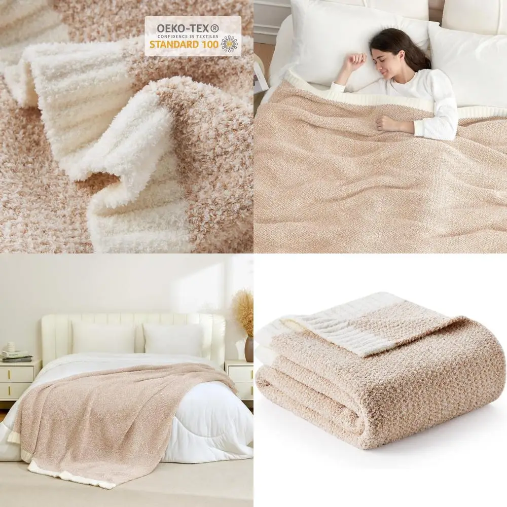 Роскошное бежевое одеяло из микрофибры 66x90, очень мягкое для кровати или гостиной
Роскошное бежевое одеяло из микрофибры 66x90, очень мягкое для кровати или гостиной