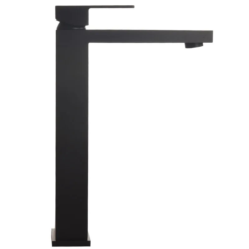 Electroplated black all-copper square basin faucet, high and short on-stage basin, under-stage basin, hot and cold faucet MT1015
Electroplated black all-copper square basin faucet, high and short on-stage basin, under-stage basin, hot and cold faucet MT1015
