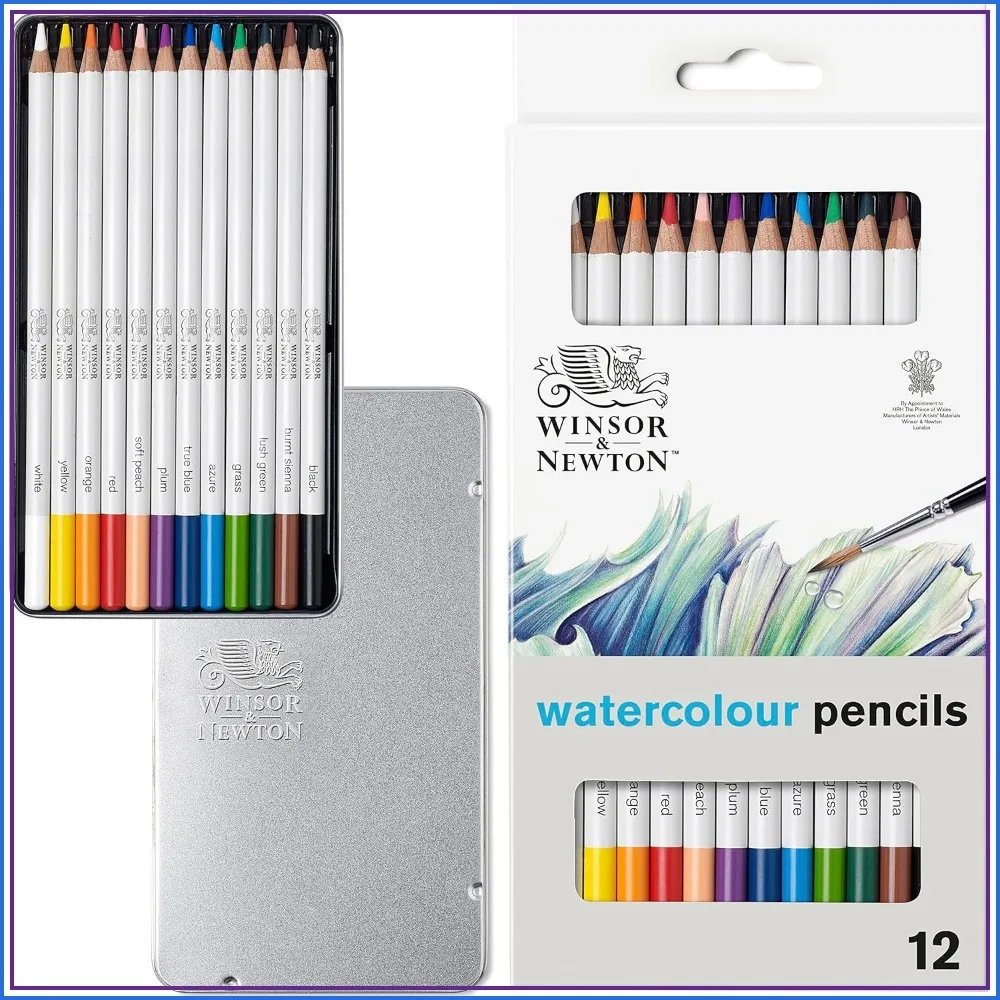 Watercolor Pencils Set of 12 - Soft Blend, Vibrant Colors, Non-Toxic
Watercolor Pencils Set of 12 - Soft Blend, Vibrant Colors, Non-Toxic