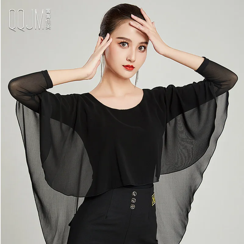 2026 New Modern Dance Practice Top Seven-point Sleeve Elegant Slim Dance Ballroom Dance Performance Clothes
2026 New Modern Dance Practice Top Seven-point Sleeve Elegant Slim Dance Ballroom Dance Performance Clothes