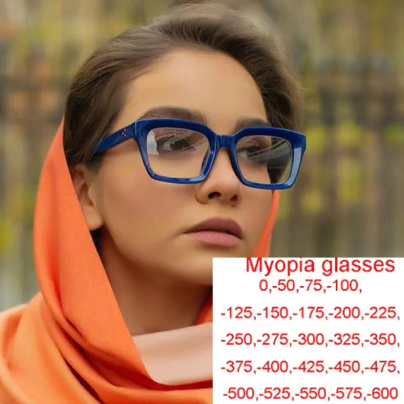 Oversized Square Myopia Glasses Men Women Portable Large Frame Anti blue light Eyeglasses Diopter 0~- 6.0
Oversized Square Myopia Glasses Men Women Portable Large Frame Anti blue light Eyeglasses Diopter 0~- 6.0