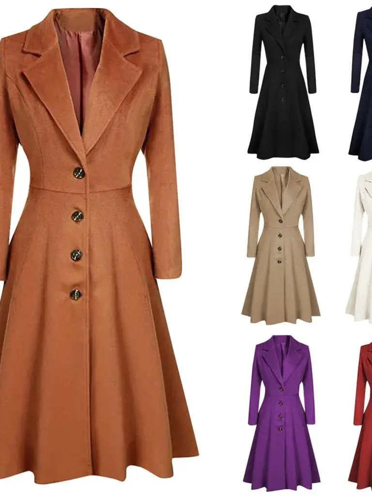 Повседневное пальто с отложным воротником на пуговицах, однотонное, свободного кроя, с длинными рукавами, в уличном стиле, цельное
Повседневное пальто с отложным воротником на пуговицах, однотонное, свободного кроя, с длинными рукавами, в уличном стиле, цельное