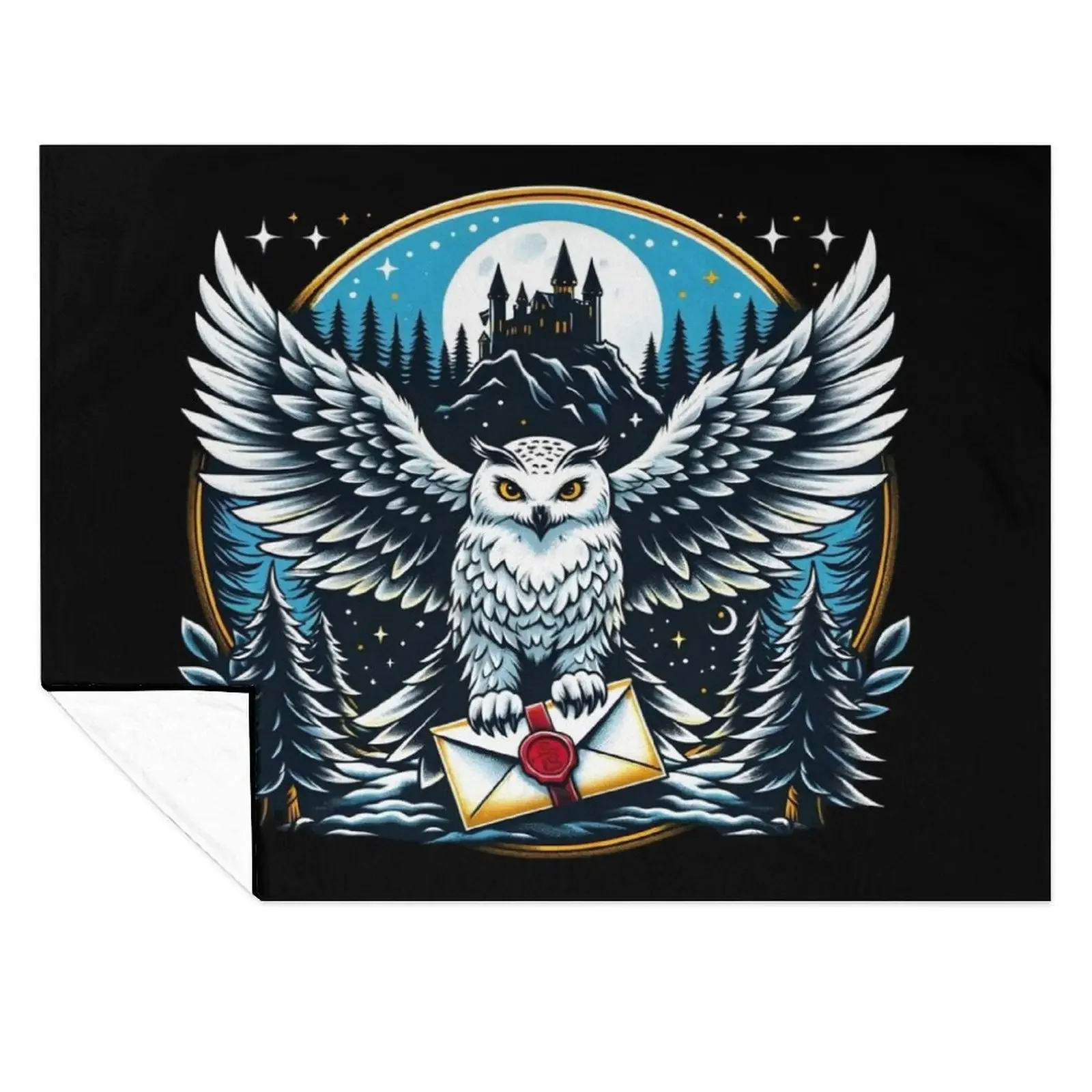 An Owl Messenger in a Mystical Night - Fantasy Throw Blanket Thermal Quilt Stuffeds Camping Blankets
An Owl Messenger in a Mystical Night - Fantasy Throw Blanket Thermal Quilt Stuffeds Camping Blankets