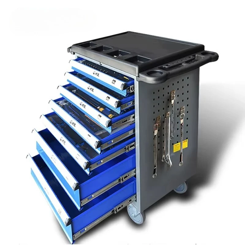 Heavy Duty 7 Drawer Tool Trolley | Garage Workshop Rolling Storage Cabinet Auto Repair Toolbox with Lockable Drawers
Heavy Duty 7 Drawer Tool Trolley | Garage Workshop Rolling Storage Cabinet Auto Repair Toolbox with Lockable Drawers