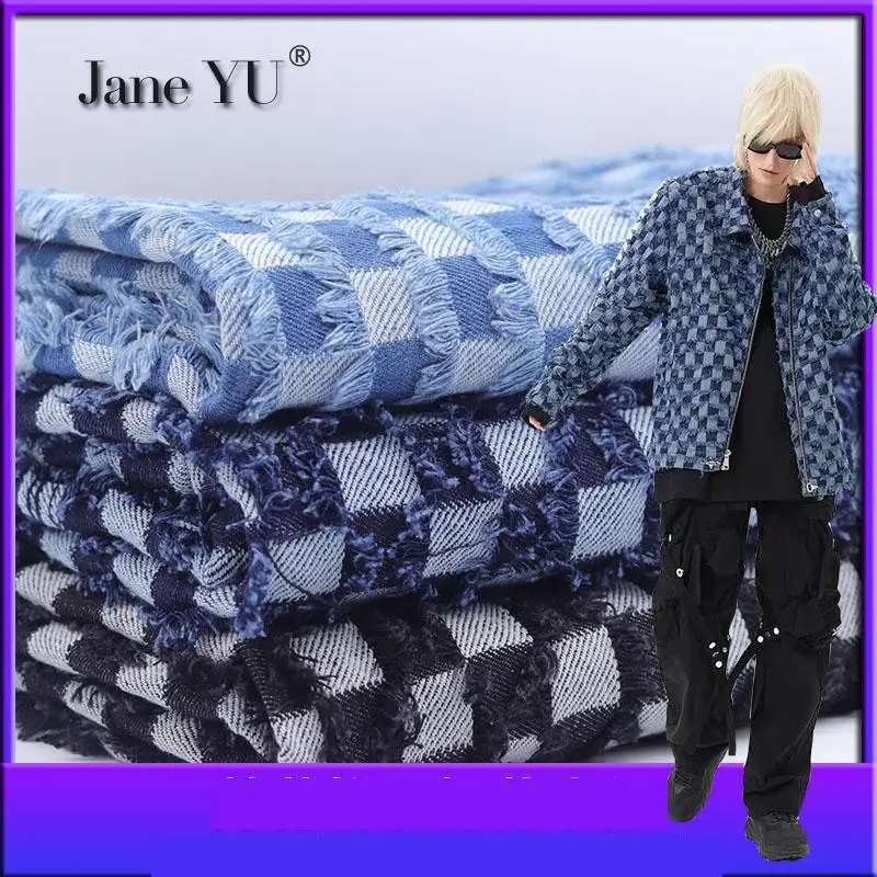 Checkerboard Pattern Cut Jacquard Denim Fabric Washed Thickened Clothing Fabric High-grade Handmade Diy Clothes
Checkerboard Pattern Cut Jacquard Denim Fabric Washed Thickened Clothing Fabric High-grade Handmade Diy Clothes