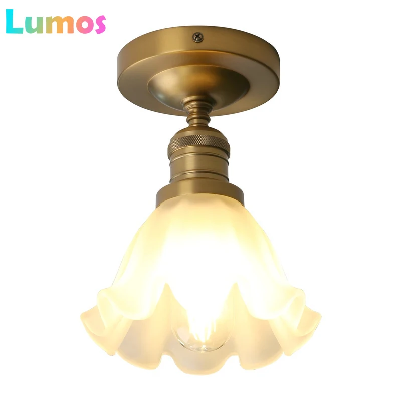 PF Phansthy Industrial Semi Flush Mount , Frosted Flower Glass Shade Vintage Ceiling Lamp, Porch Hallway Corridor Kitchen Bathr
PF Phansthy Industrial Semi Flush Mount , Frosted Flower Glass Shade Vintage Ceiling Lamp, Porch Hallway Corridor Kitchen Bathr