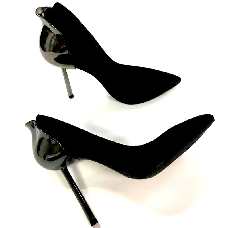 Spring Petal Shape Metal Heels Pumps Suede Pointed Toe Celebrity Blade High Heels Office High Heels For Laides
Spring Petal Shape Metal Heels Pumps Suede Pointed Toe Celebrity Blade High Heels Office High Heels For Laides