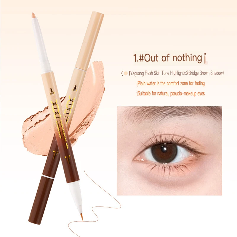 Xixi Flower Season Double Effect Silkworm Pen Pearl Shining Crystal Shadow Brightening Outline Sleeping Two-In-One Makeup Tool
Xixi Flower Season Double Effect Silkworm Pen Pearl Shining Crystal Shadow Brightening Outline Sleeping Two-In-One Makeup Tool