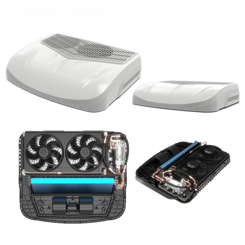 New double fan car air conditioner integrated machine 12V24V high cooling capacity truck RV
New double fan car air conditioner integrated machine 12V24V high cooling capacity truck RV