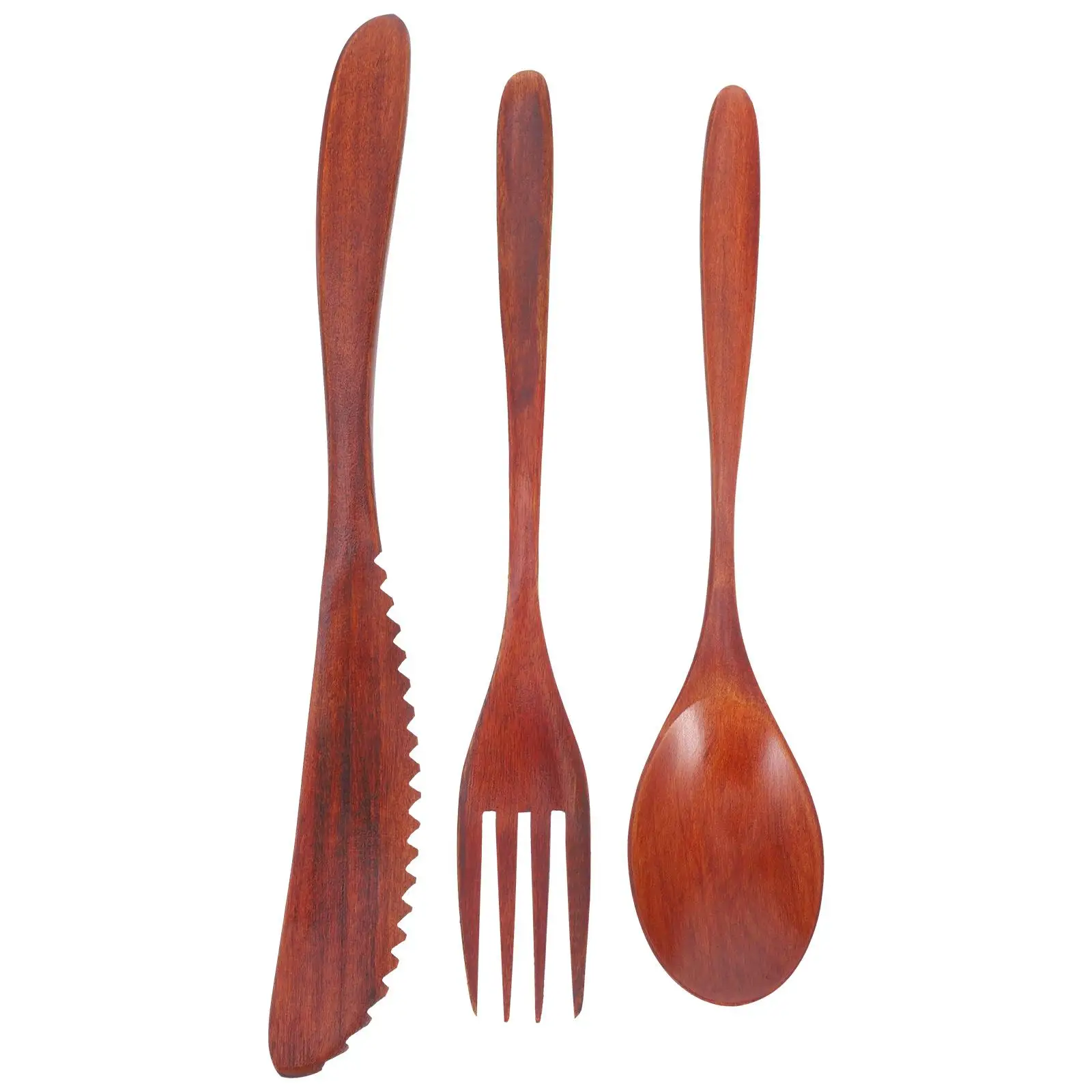 3 Pcs Wooden Spoon Fork Set Japanese Tableware Smooth Easy Clean Compact Travel Reusable Safe Environmentally Friendly
3 Pcs Wooden Spoon Fork Set Japanese Tableware Smooth Easy Clean Compact Travel Reusable Safe Environmentally Friendly
