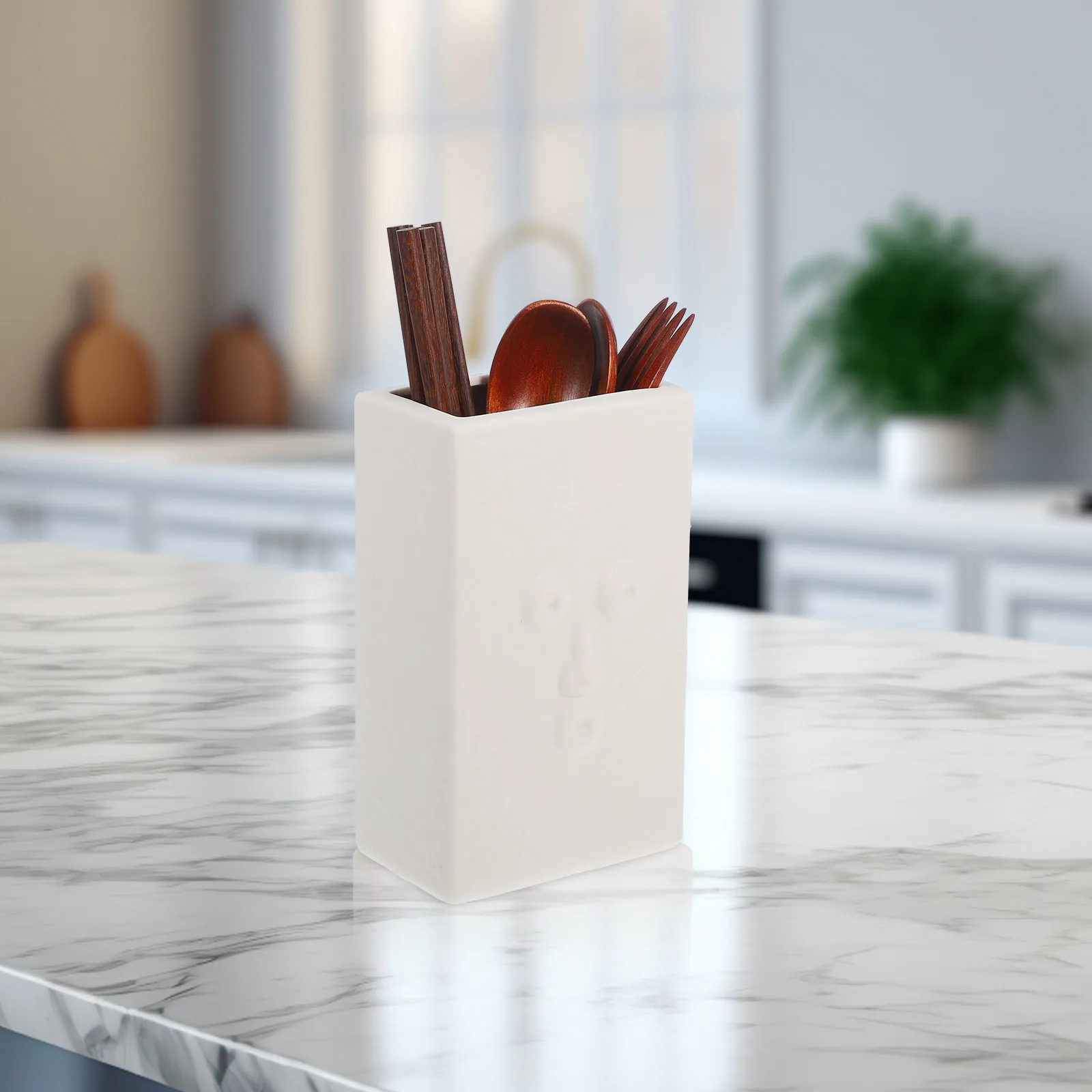 1Pcs Ceramic Chopstick Holder White Kitchen Utensil Organizer for Cutlery Spatulas Forks Countertop Storage Tableware Holder
1Pcs Ceramic Chopstick Holder White Kitchen Utensil Organizer for Cutlery Spatulas Forks Countertop Storage Tableware Holder