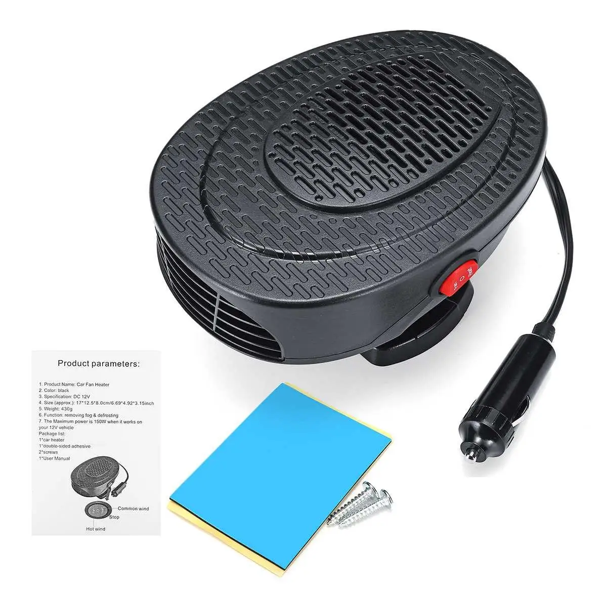 12V Car Heater Fan Fast Heating Portable Automobile Warmer Electric Defrosting Windshield Demister Car Heater Fan Energy Saving
12V Car Heater Fan Fast Heating Portable Automobile Warmer Electric Defrosting Windshield Demister Car Heater Fan Energy Saving