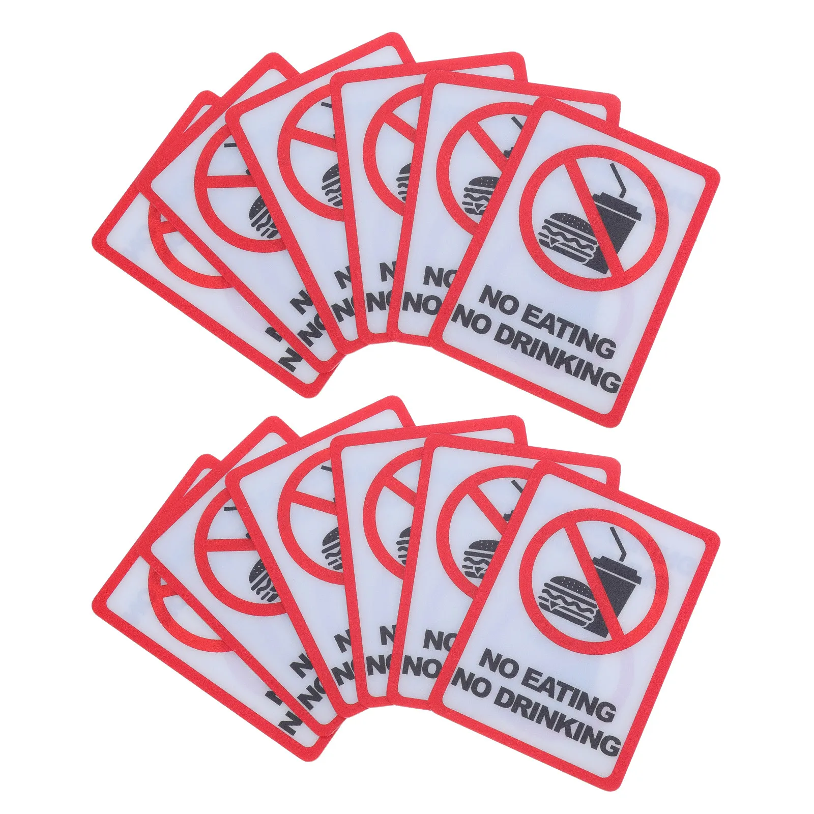 12Pcs No Eating Drinking Warning Safety Sticker Self Adhesive Workshop Factory Office Label Indoor Outdoor Use
12Pcs No Eating Drinking Warning Safety Sticker Self Adhesive Workshop Factory Office Label Indoor Outdoor Use