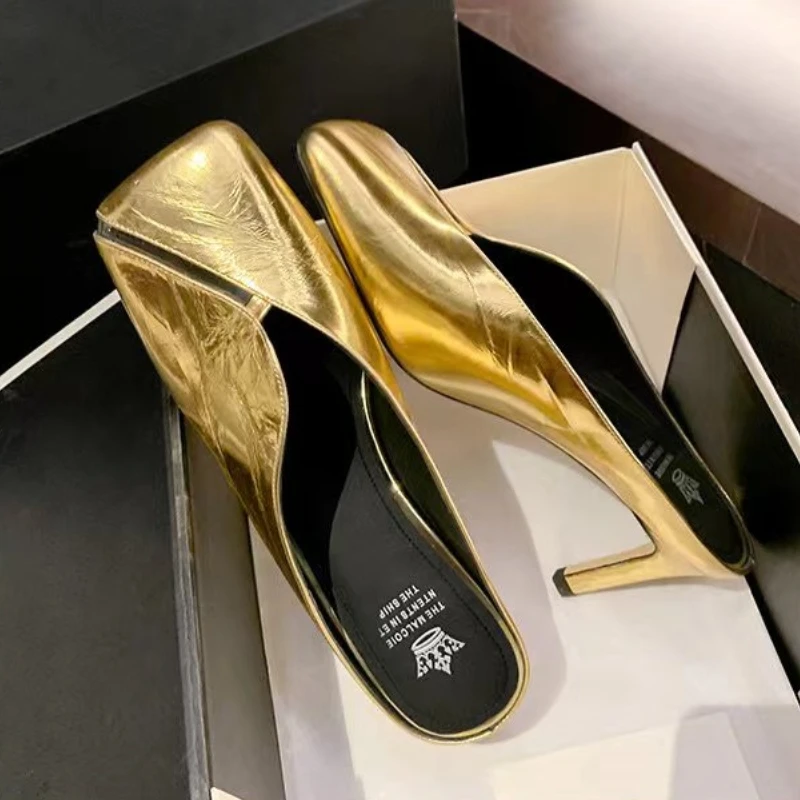 Square Toe Women Sandals High Heels Shoes Slingback Slippers Designer 2025 Summer New Brand Dress Sandalias Flip Flops De Mujer
Square Toe Women Sandals High Heels Shoes Slingback Slippers Designer 2025 Summer New Brand Dress Sandalias Flip Flops De Mujer