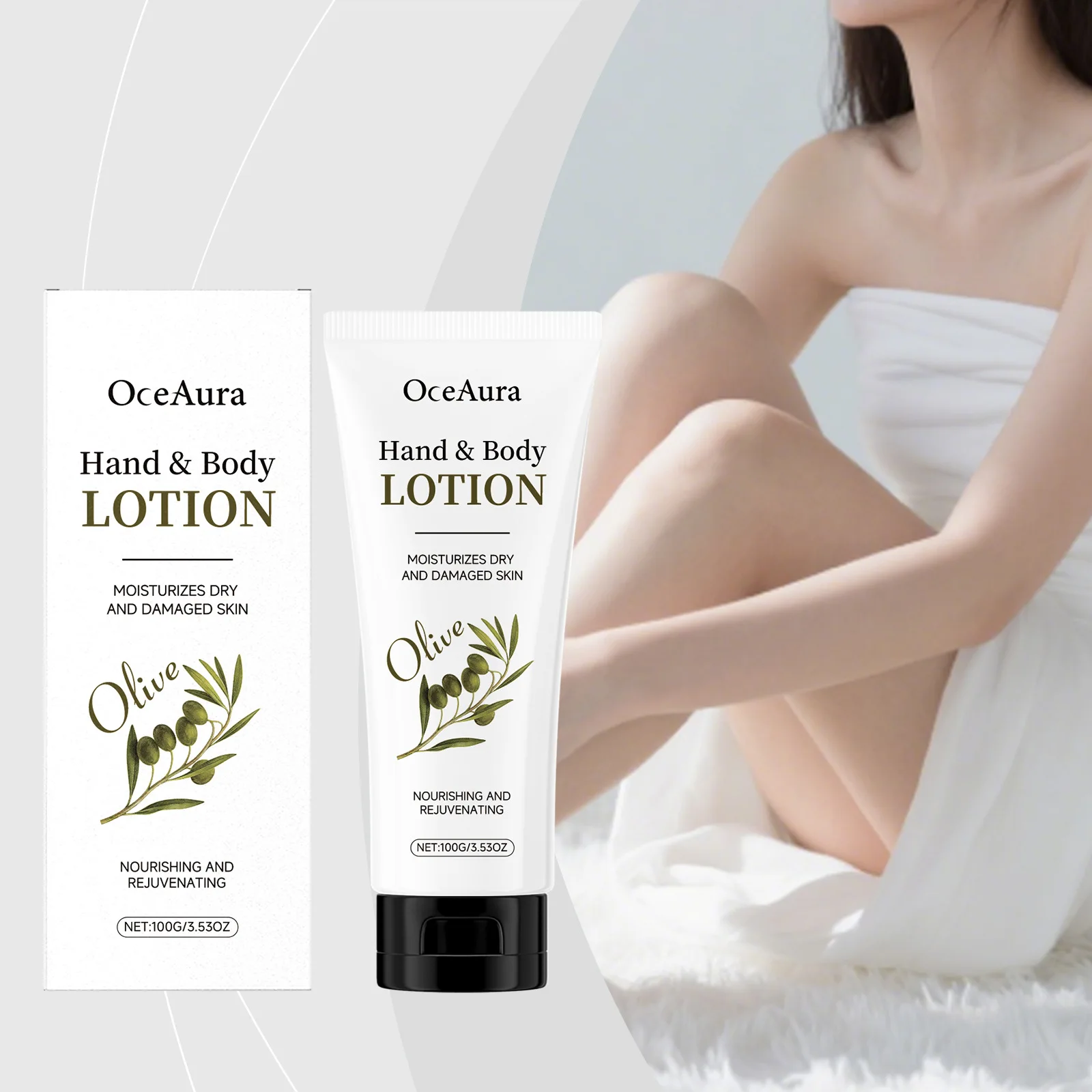OCEAURA Olive Body Massage Lotion Firm Skin Enhance Elasticity Improve Roughness Brighten Luster Deep Hydrate Body Sooth Lotion
OCEAURA Olive Body Massage Lotion Firm Skin Enhance Elasticity Improve Roughness Brighten Luster Deep Hydrate Body Sooth Lotion