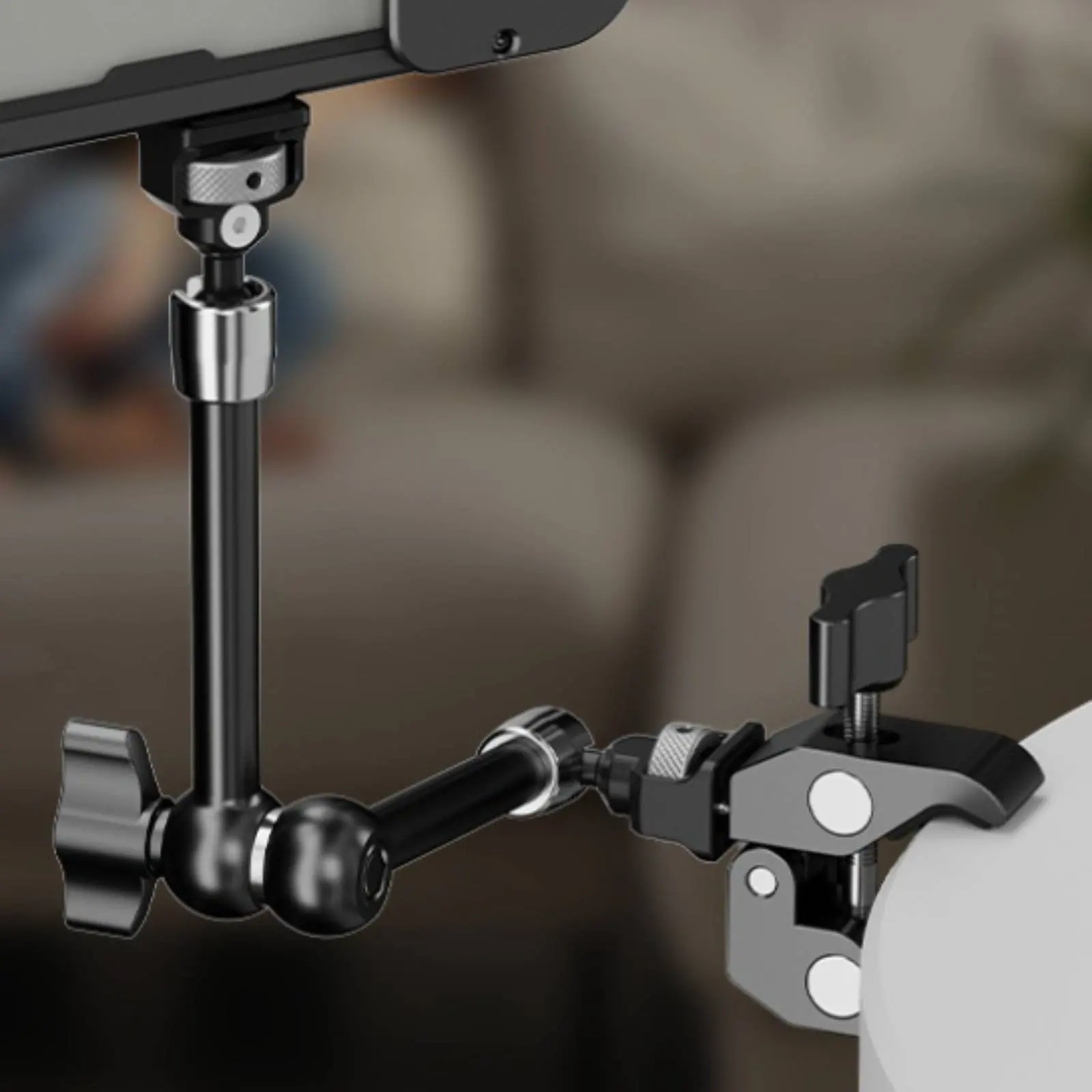 C-Stand Arm Clamp Metal Build Versatile Arm Clamp Overhead Camera Mount 360 Degree Rotation Filming Gear Non-Slip Pads
C-Stand Arm Clamp Metal Build Versatile Arm Clamp Overhead Camera Mount 360 Degree Rotation Filming Gear Non-Slip Pads
