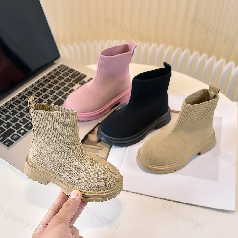 Children Sock Boots Spring Autumn 2025 Comfortable Non Slip Outdoor Girls Short Boot Casual Fashion Wedges Ankle Boot Kids Shoes
Children Sock Boots Spring Autumn 2025 Comfortable Non Slip Outdoor Girls Short Boot Casual Fashion Wedges Ankle Boot Kids Shoes