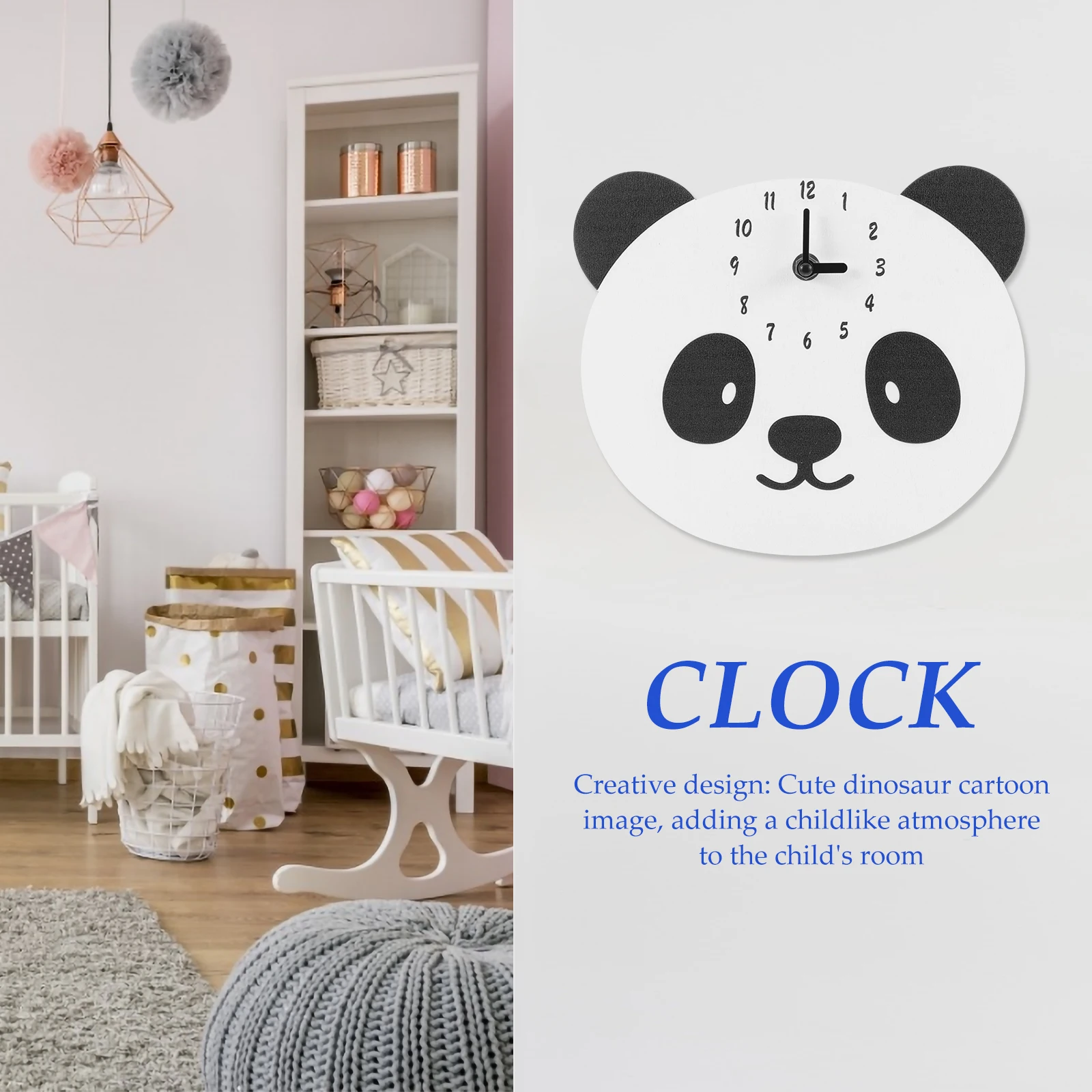 Panda Shaped Wooden Mute Silent Bedroom Decorative Home Room Hanging Non Ticking Office Cute Household Decor Living Room Bedroom
Panda Shaped Wooden Mute Silent Bedroom Decorative Home Room Hanging Non Ticking Office Cute Household Decor Living Room Bedroom