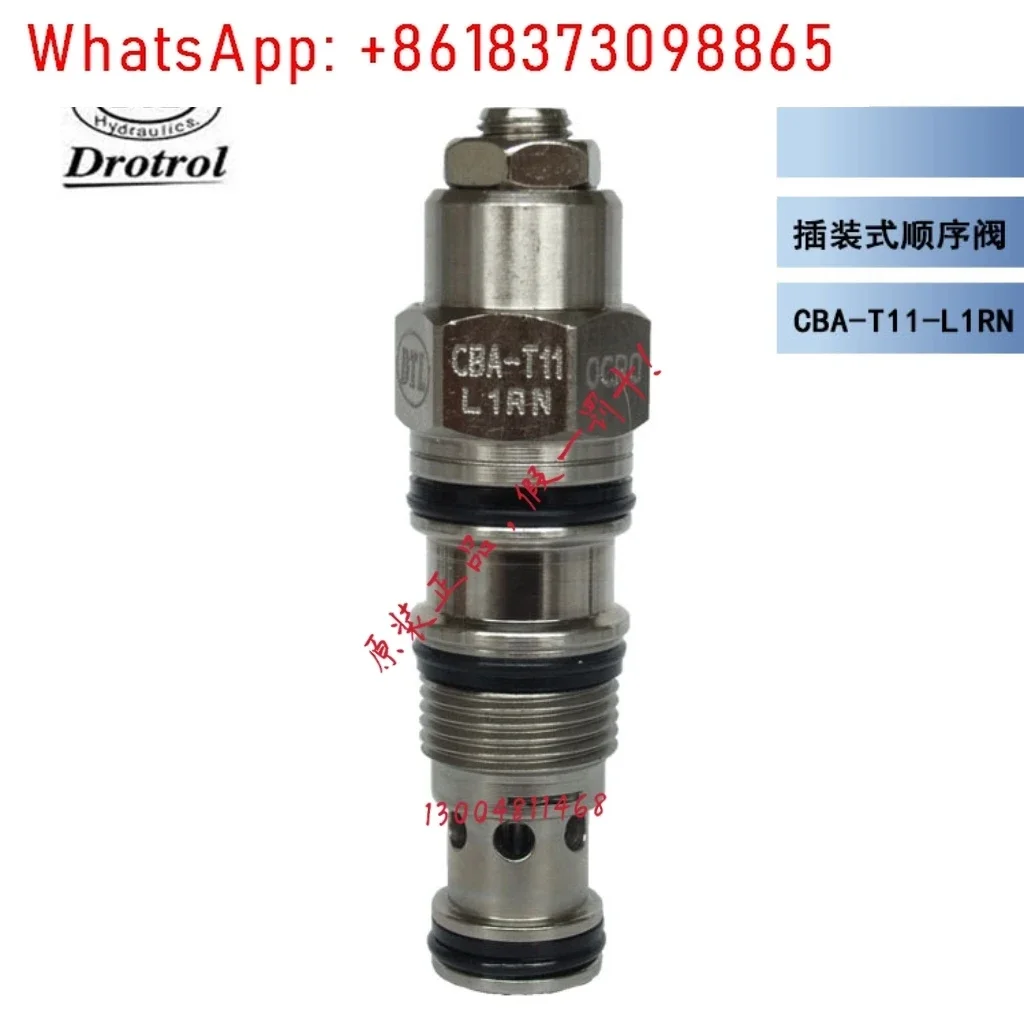 Оригинальный картриджный противобалансировочный клапан DTL CBA-T11-L1RV/RN CBA-T02-L1RN CB11A3 T17
Оригинальный картриджный противобалансировочный клапан DTL CBA-T11-L1RV/RN CBA-T02-L1RN CB11A3 T17