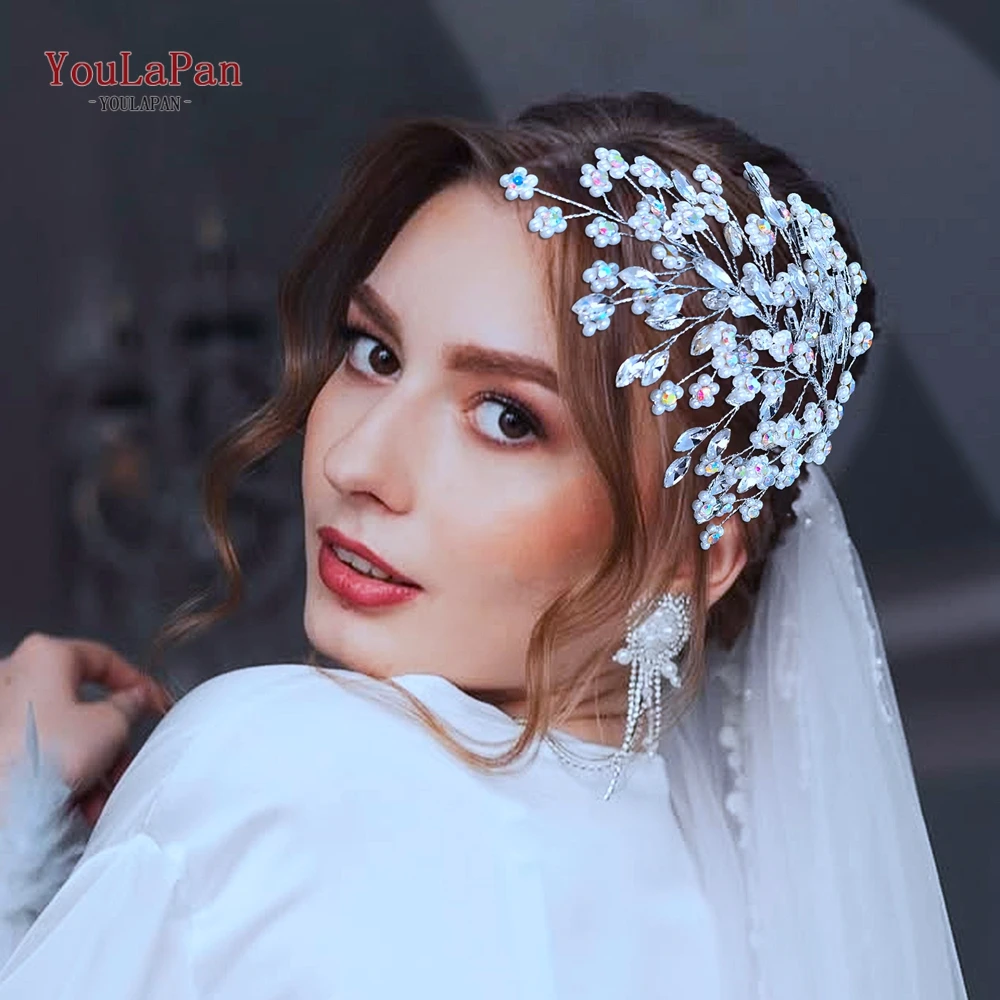 YouLaPan Rhinestone Pearl Headwear Bride Wedding Headpiece Bridesmaid Hair Accessories Handmade Headband Shiny Hairwear HP916
YouLaPan Rhinestone Pearl Headwear Bride Wedding Headpiece Bridesmaid Hair Accessories Handmade Headband Shiny Hairwear HP916