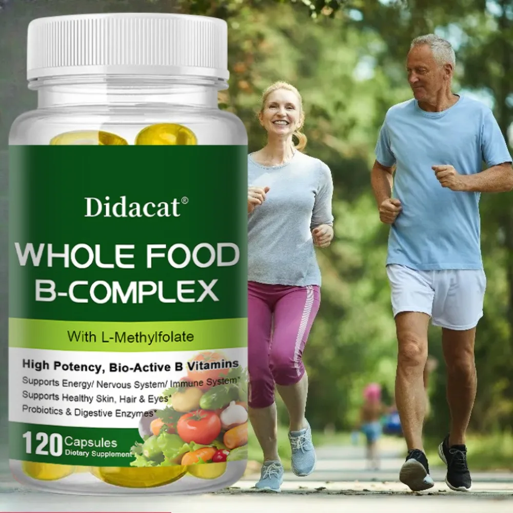 Vitamin B Complex - Help Relieve Fatigue, Improve Digestion, Reduce Stress, Better Mood Support, Immune Supplement
Vitamin B Complex - Help Relieve Fatigue, Improve Digestion, Reduce Stress, Better Mood Support, Immune Supplement