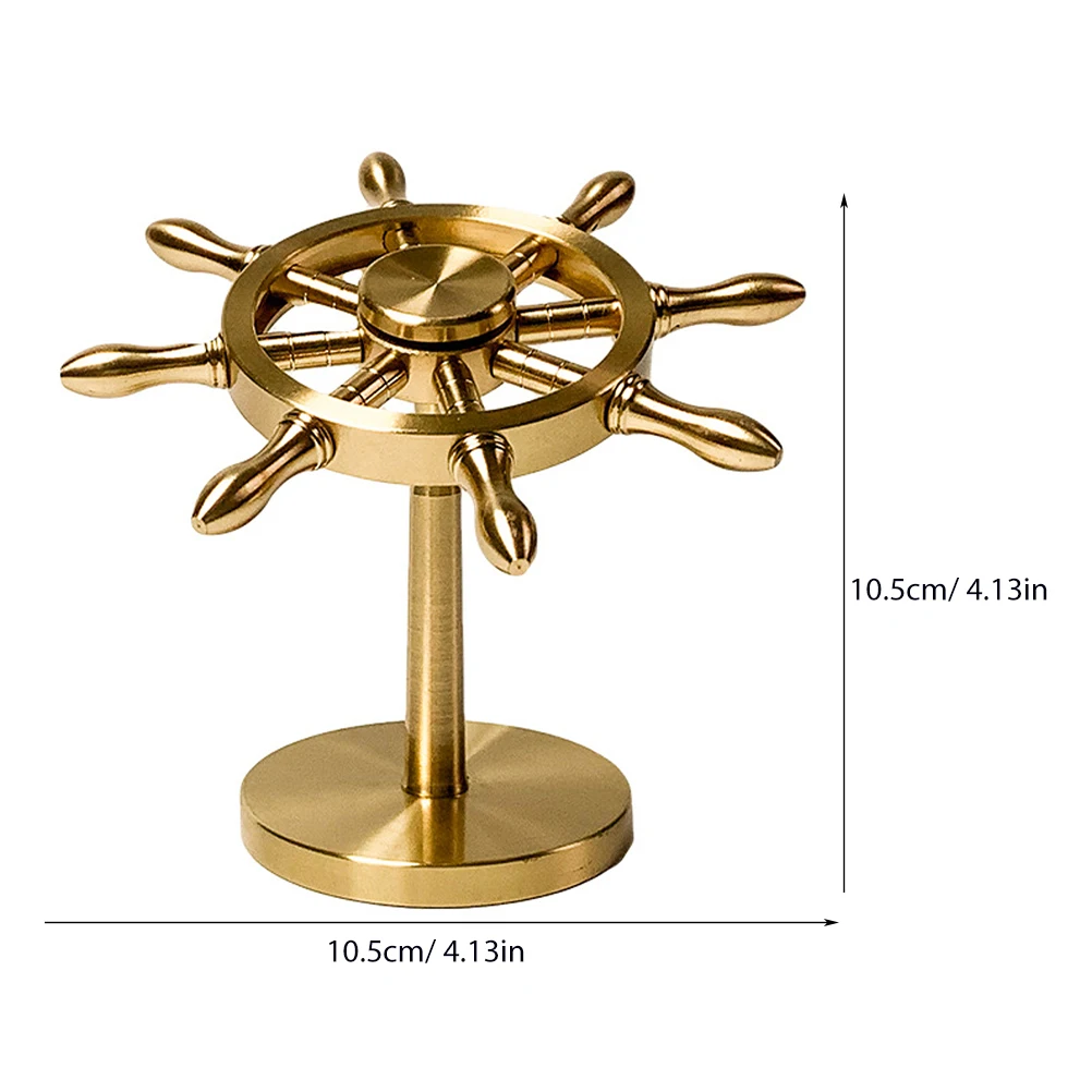 Brass Rudder nament Desktop Marine Decor Home Office Accessories Simulated Boat Steering Wheel Model Mediterranean Crafts Gift
Brass Rudder nament Desktop Marine Decor Home Office Accessories Simulated Boat Steering Wheel Model Mediterranean Crafts Gift