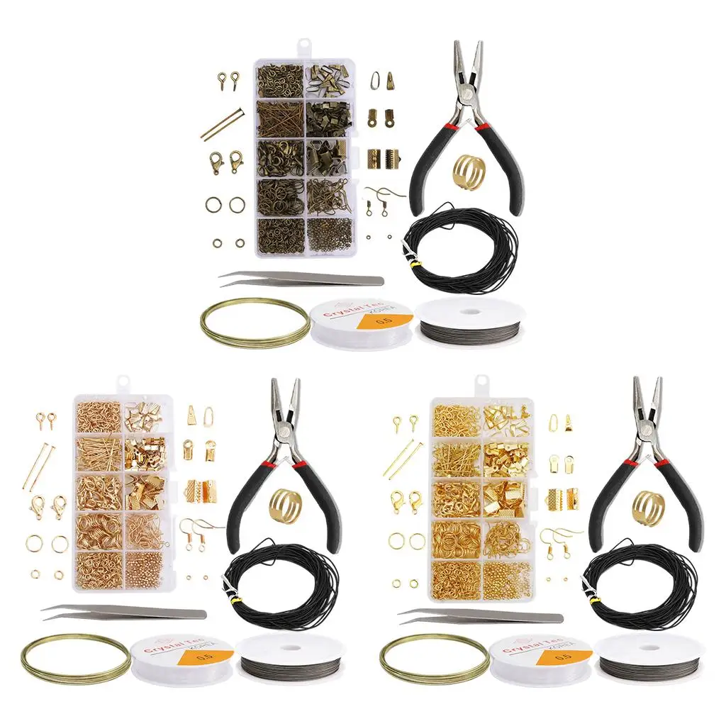 Jewelry Findings Kits DIY Earrings Adults Beading Repair Tools
Jewelry Findings Kits DIY Earrings Adults Beading Repair Tools