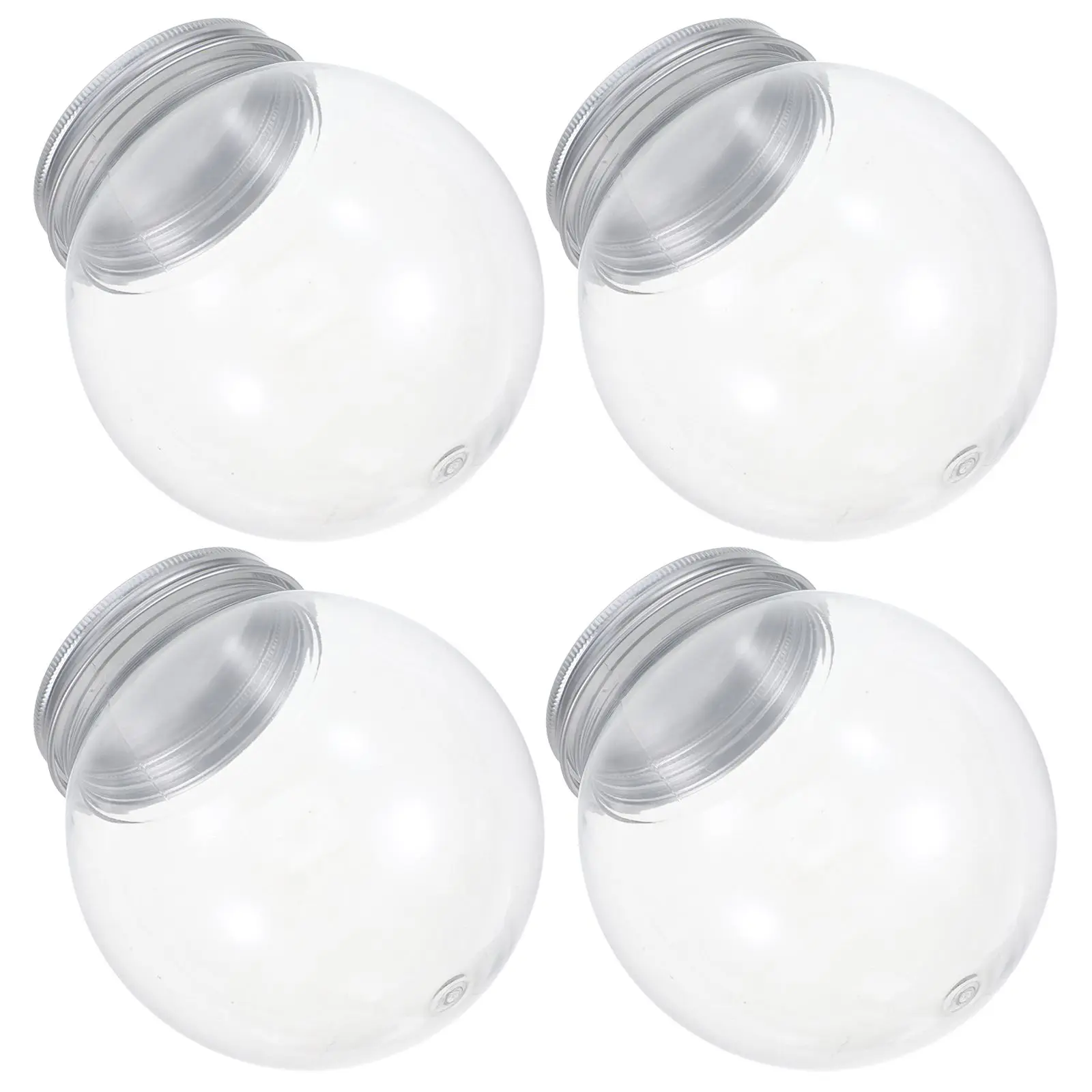 4PCS Snow Globe Accessories Clear Plastic Water Globes DIY Empty Round Christmas Decorations Festive Party Supplies Xmas Snow
4PCS Snow Globe Accessories Clear Plastic Water Globes DIY Empty Round Christmas Decorations Festive Party Supplies Xmas Snow