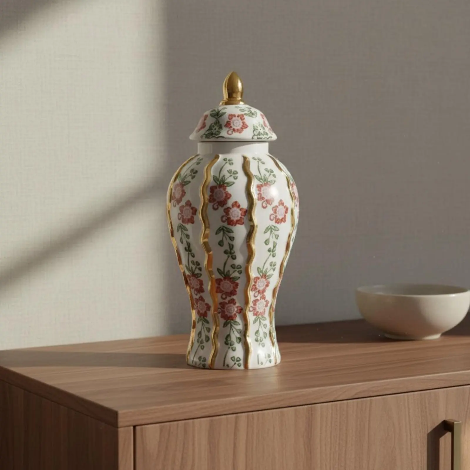 4 Pieces Blue and White Porcelain Vase Sturdy Chinoiserie Ginger Jar Lidded Display Jar Decorative Lid Home Decor
4 Pieces Blue and White Porcelain Vase Sturdy Chinoiserie Ginger Jar Lidded Display Jar Decorative Lid Home Decor