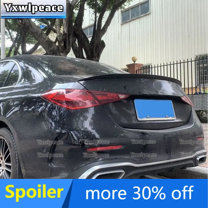 For Mercedes-Benz C-Class W206 Spoiler 2021 2022 4-door Sedan AMG Style High Quality ABS Material Trunk Lip Spoiler Car Styling
For Mercedes-Benz C-Class W206 Spoiler 2021 2022 4-door Sedan AMG Style High Quality ABS Material Trunk Lip Spoiler Car Styling