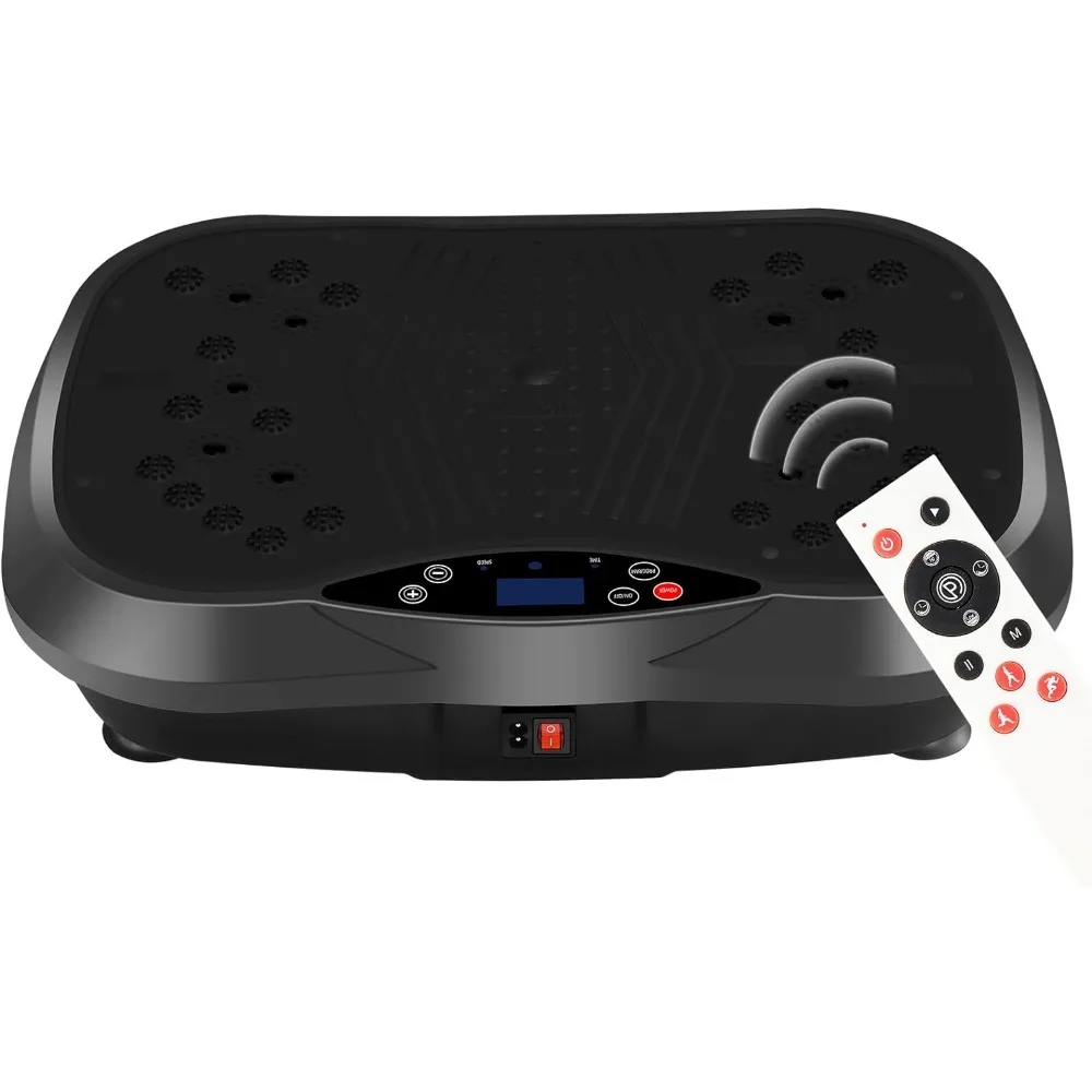 Vibration Plate Exercise Machine - Full Body Workout Vibration Platform with Loop Bands & Remote Control for Home Fitness
Vibration Plate Exercise Machine - Full Body Workout Vibration Platform with Loop Bands & Remote Control for Home Fitness