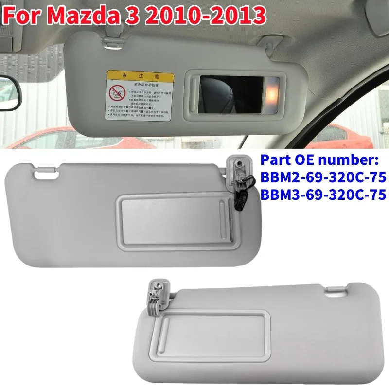 Car Front Windshield Sun Visor Shade Shield Sunshade Cover with Make Up Mirror For Mazda 3 2010-2013
Car Front Windshield Sun Visor Shade Shield Sunshade Cover with Make Up Mirror For Mazda 3 2010-2013