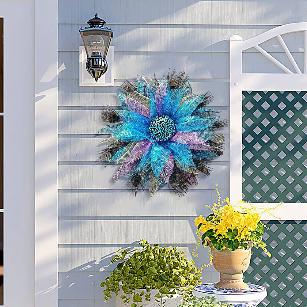 1Pcs Simulated Wreath Blue Decorative Hanging Wreath Festival Door Ornament Party Supply Home Decoration
1Pcs Simulated Wreath Blue Decorative Hanging Wreath Festival Door Ornament Party Supply Home Decoration