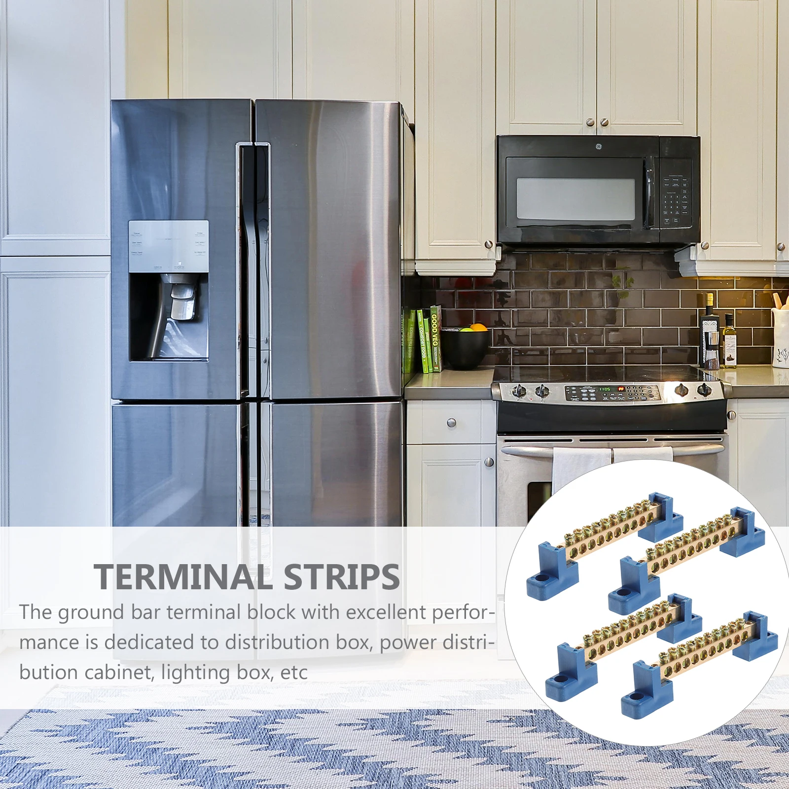 4pcs Copper Terminal Block Brass Bus Bar Galvanized Screws Insulated Base Marine Car Trailer Connector for Boat 
4pcs Copper Terminal Block Brass Bus Bar Galvanized Screws Insulated Base Marine Car Trailer Connector for Boat