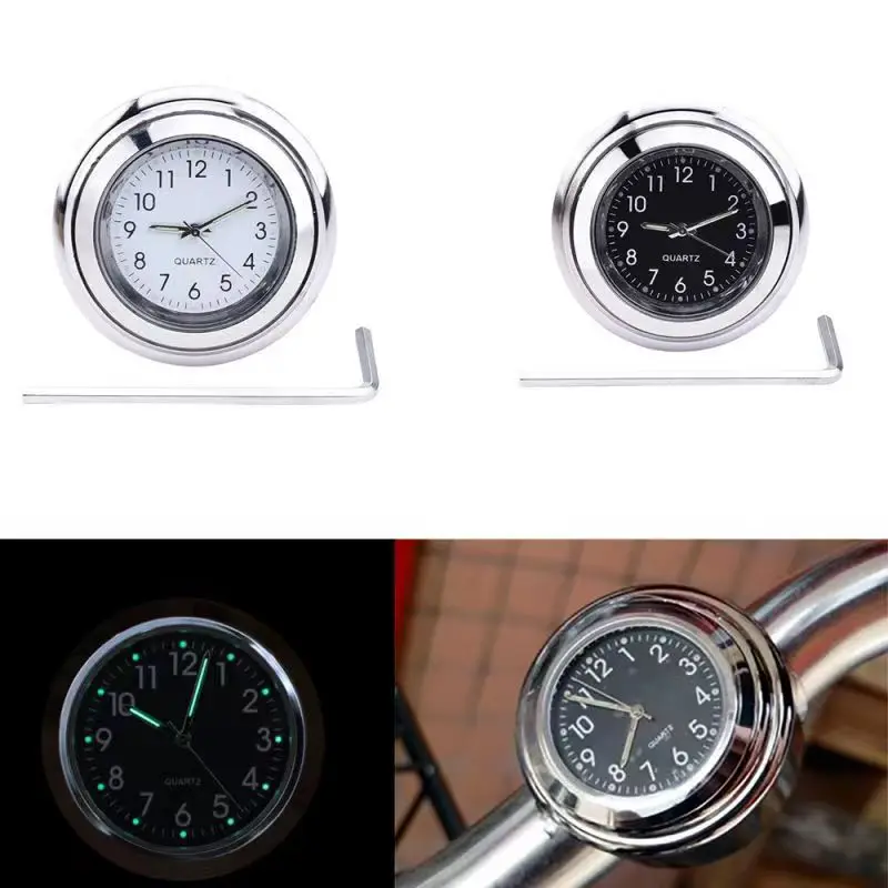 Motorcycle Accessory Night Luminous 22/25mm Bike Handlebar Mount Watch Alloy Dial Quartz Clock for suzuki bandit 600 bmw r ninet
Motorcycle Accessory Night Luminous 22/25mm Bike Handlebar Mount Watch Alloy Dial Quartz Clock for suzuki bandit 600 bmw r ninet