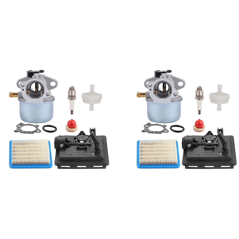 2X 799868 Carburetor With 496116 795259 Air Filter Base Compatible With 124L02 124T02 124T05 124T07 Carb Engines
2X 799868 Carburetor With 496116 795259 Air Filter Base Compatible With 124L02 124T02 124T05 124T07 Carb Engines