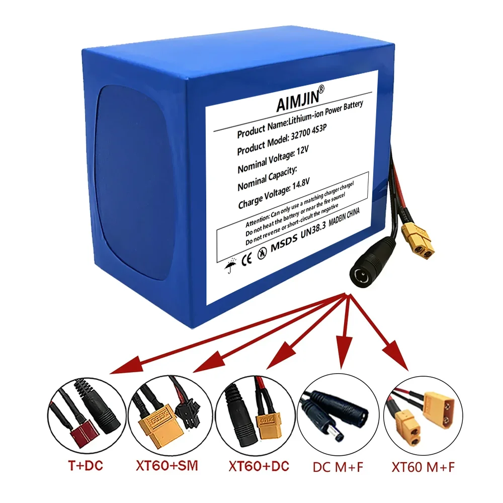 12V 32700 Lifepo4 Battery Battery Pack 38000mAh 4S3P Built-in 40A Balanced BMS for Electric Boat and Uninterrupted Power Supply
12V 32700 Lifepo4 Battery Battery Pack 38000mAh 4S3P Built-in 40A Balanced BMS for Electric Boat and Uninterrupted Power Supply
