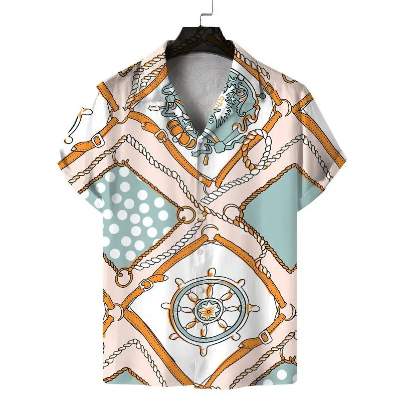 European and American 2025 Spring/Summer New Men's 3D Digital Printed Short Sleeve Collar Hawaiian Casual Beach Shirt Men
European and American 2025 Spring/Summer New Men's 3D Digital Printed Short Sleeve Collar Hawaiian Casual Beach Shirt Men
