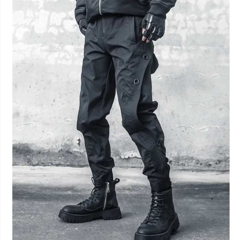 Брюки-карго Techwear мужские в стиле хип-хоп, модные брюки-султанки в стиле панк, повседневные штаны с защитой от ударов
Брюки-карго Techwear мужские в стиле хип-хоп, модные брюки-султанки в стиле панк, повседневные штаны с защитой от ударов