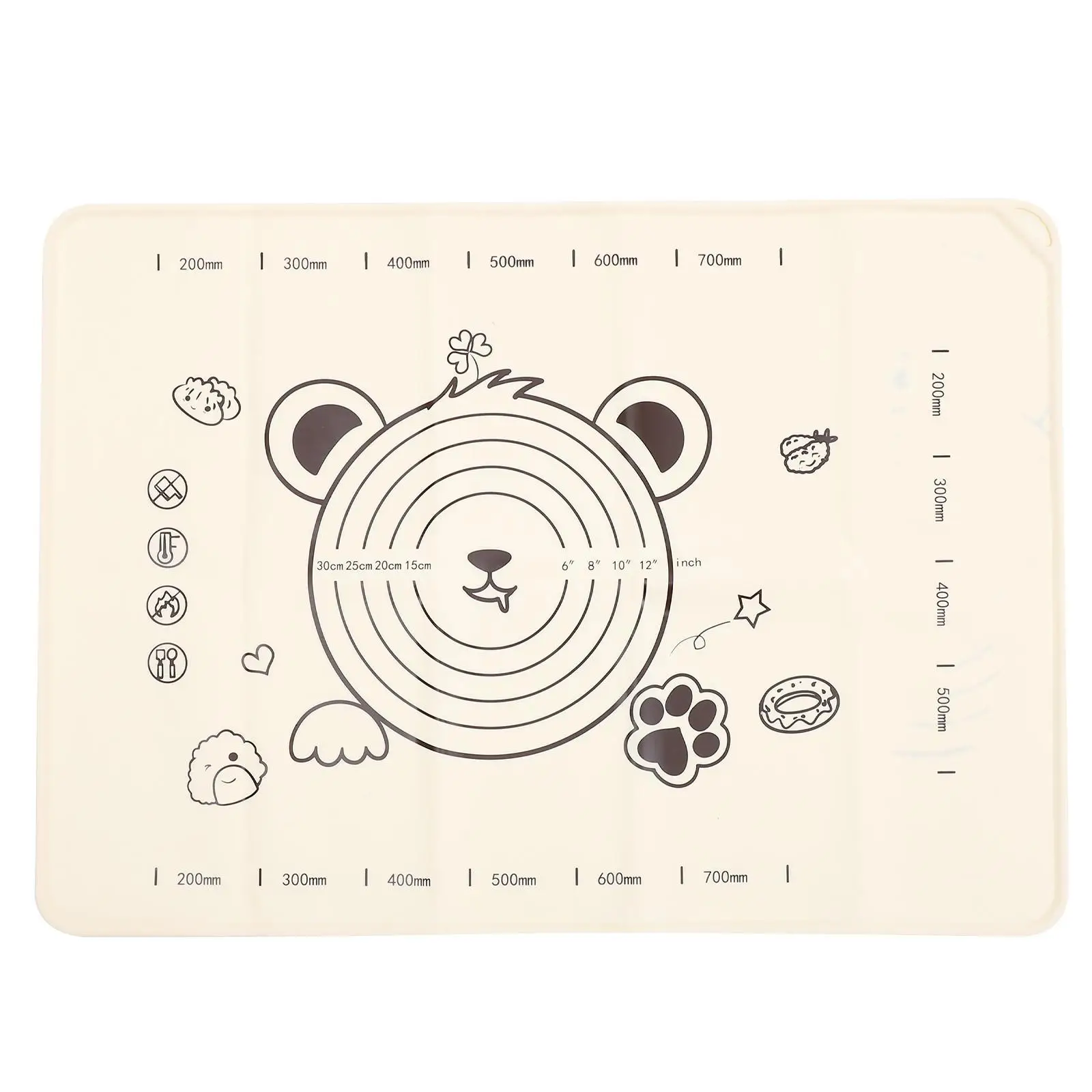 1 Silicone Kneading Mat Large Size Bear Pattern Food Grade Non Slip Heat Resistant Baking Pastry Mat Rolling Supplies
1 Silicone Kneading Mat Large Size Bear Pattern Food Grade Non Slip Heat Resistant Baking Pastry Mat Rolling Supplies