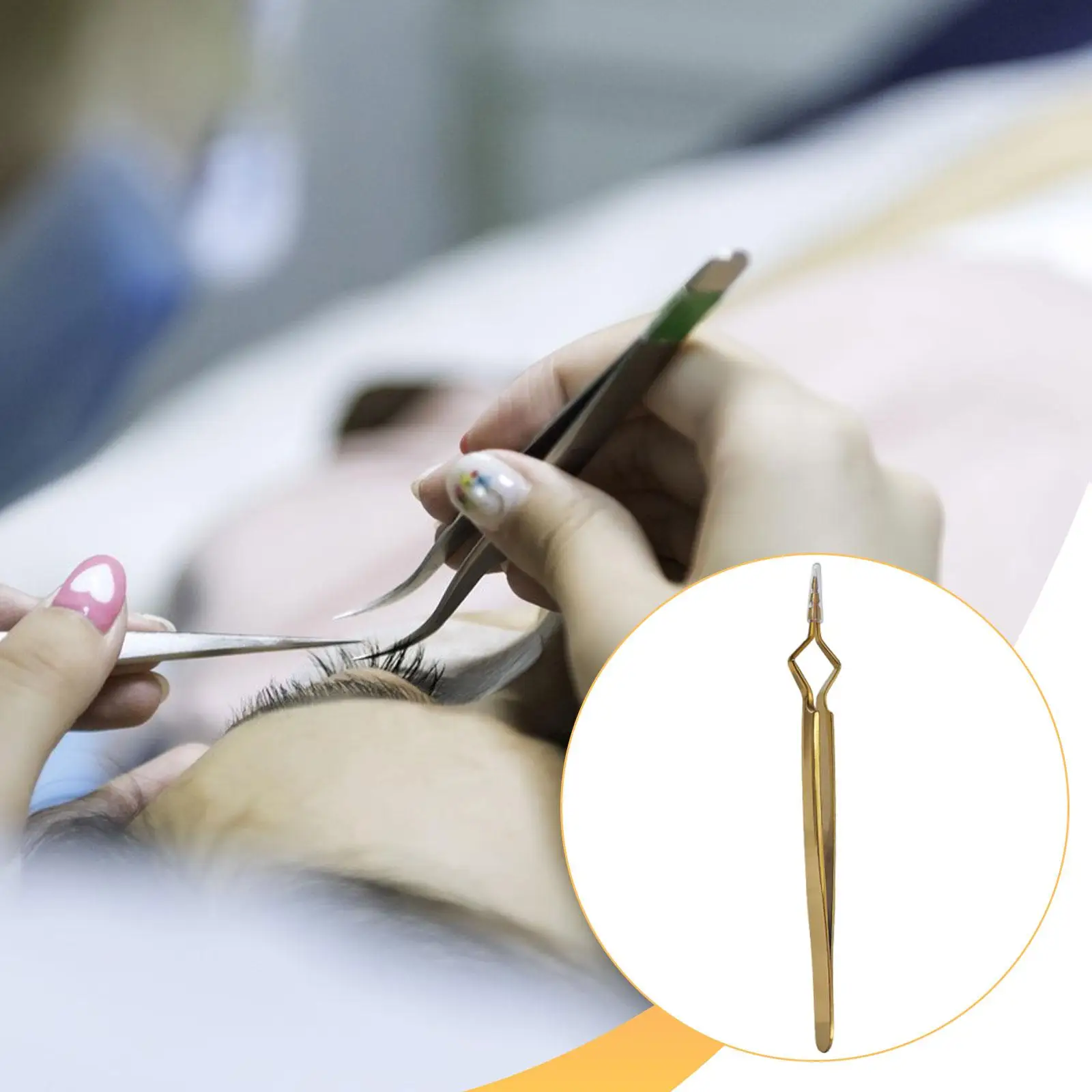 Lash Tweezers Reusable Lightweight Professional Eyelash Extensions Makeup Salon
Lash Tweezers Reusable Lightweight Professional Eyelash Extensions Makeup Salon