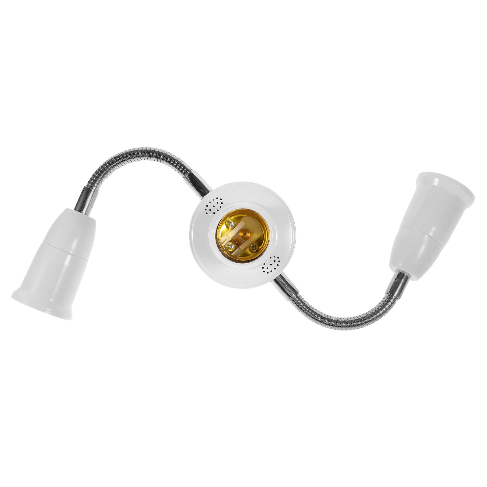Multi-Head E27 to E27 Light Socket Adapter with Flexible Hose for Easy Direction Adjustment Lamp Socket Extender for Home Office
Multi-Head E27 to E27 Light Socket Adapter with Flexible Hose for Easy Direction Adjustment Lamp Socket Extender for Home Office