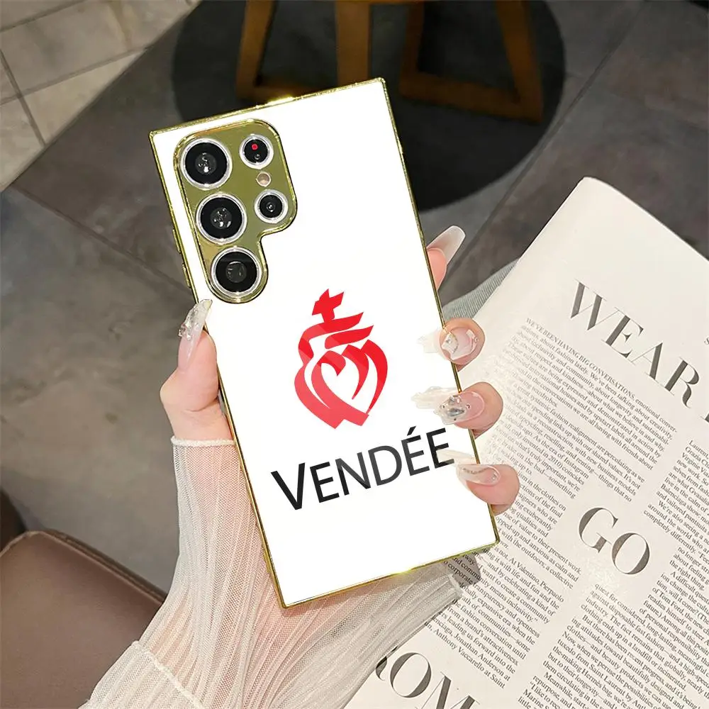 France Vendee Phone Case For Samsung Galaxy S25 S24 S23 Ultra Electroplated Metal Case Glass Back Cover
France Vendee Phone Case For Samsung Galaxy S25 S24 S23 Ultra Electroplated Metal Case Glass Back Cover