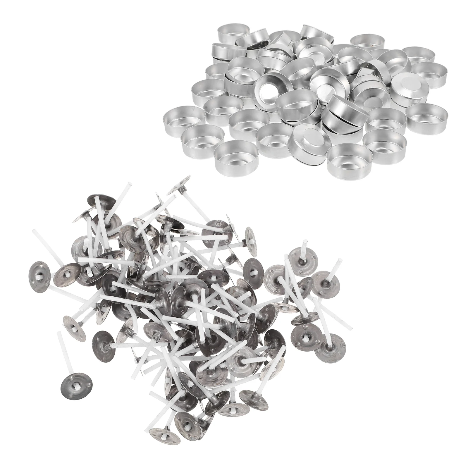 200 Sets Aluminum Shell Wick Empty Tea Light Tin DIY Cases Containers Metal Lightweight Storage Practical
200 Sets Aluminum Shell Wick Empty Tea Light Tin DIY Cases Containers Metal Lightweight Storage Practical