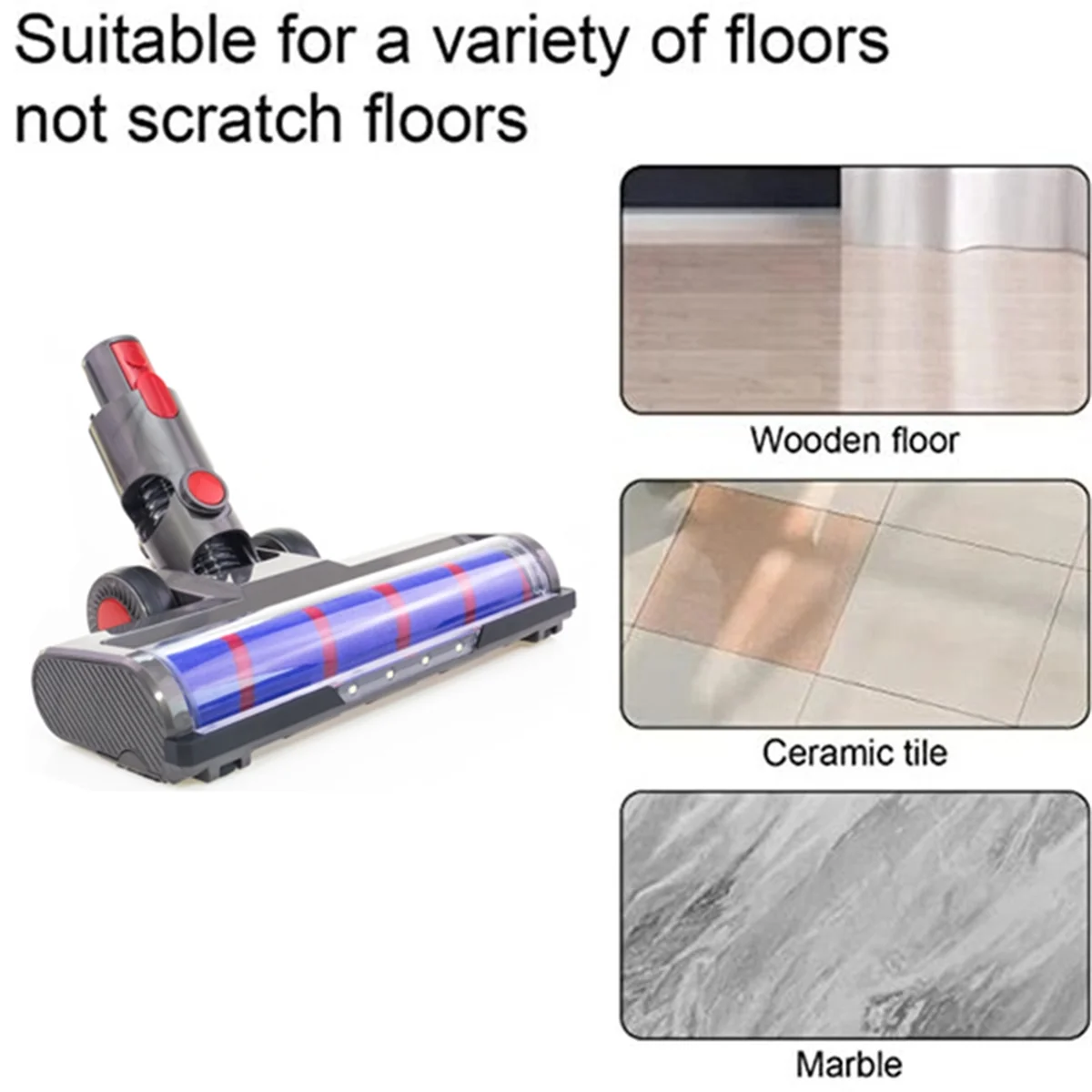 RATE-eFor Dyson V7 V8 V10 V11 V15 Cordless Stick Vacuum Cleaner Replacement Floor Brush Head Tool Soft Roller Cleaner
RATE-eFor Dyson V7 V8 V10 V11 V15 Cordless Stick Vacuum Cleaner Replacement Floor Brush Head Tool Soft Roller Cleaner