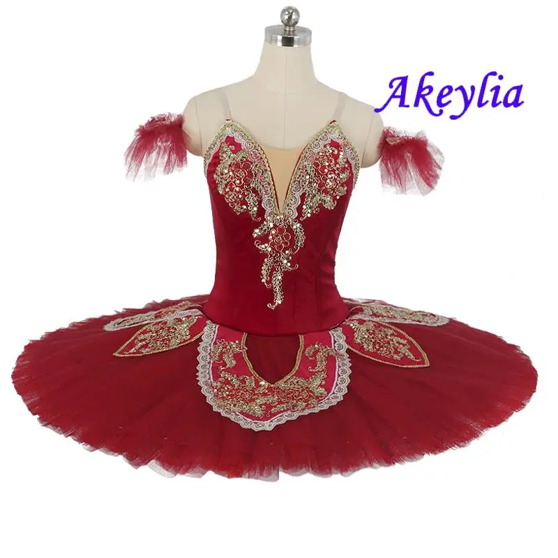 Burgundy velvet ballet tutu professional competition classical tutu girls women pancake ballet dress performance wine red JN0476
Burgundy velvet ballet tutu professional competition classical tutu girls women pancake ballet dress performance wine red JN0476