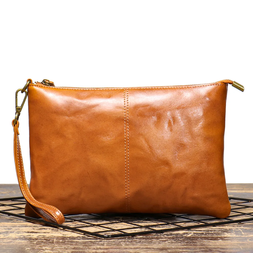 Retro men's genuine leather clutch bag, handmade vegetable tanned leather, file bag, first layer cowhide, business commuting, la
Retro men's genuine leather clutch bag, handmade vegetable tanned leather, file bag, first layer cowhide, business commuting, la